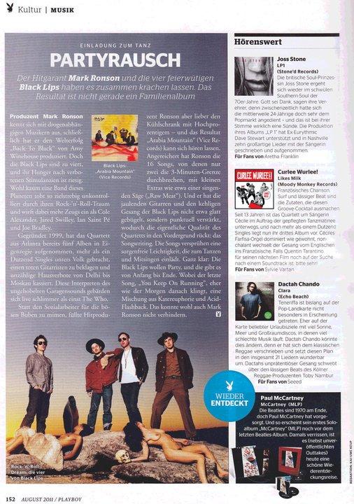 PLAYBOY about Curlee Wurlee!