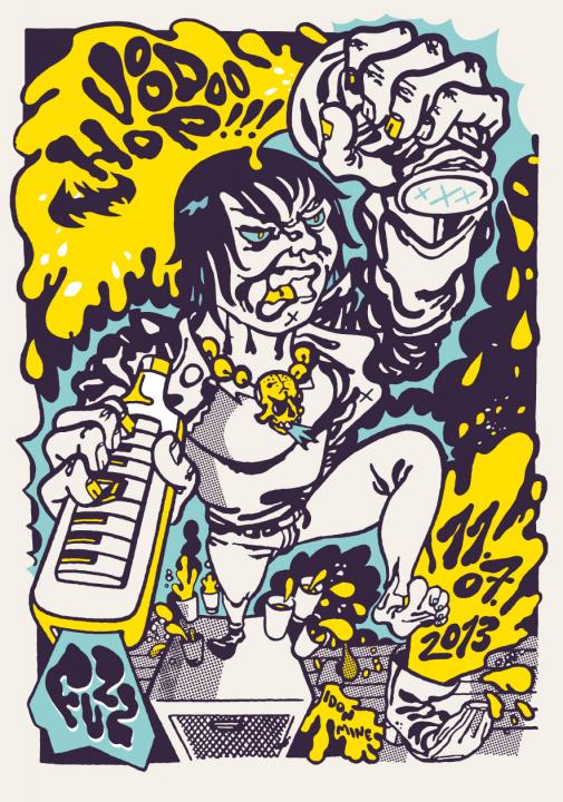 VOODOO HOP Vienna poster