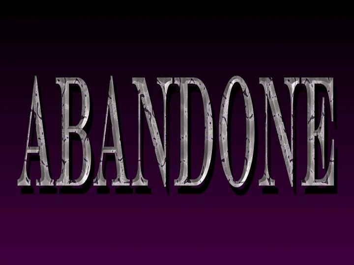 Abandone playlist